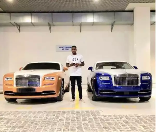 Nigerian Striker, Brown Ideye Buys Himself A 2018 Rolls Royce For His Birthday